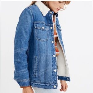 Madewell oversized Jean jacket size medium